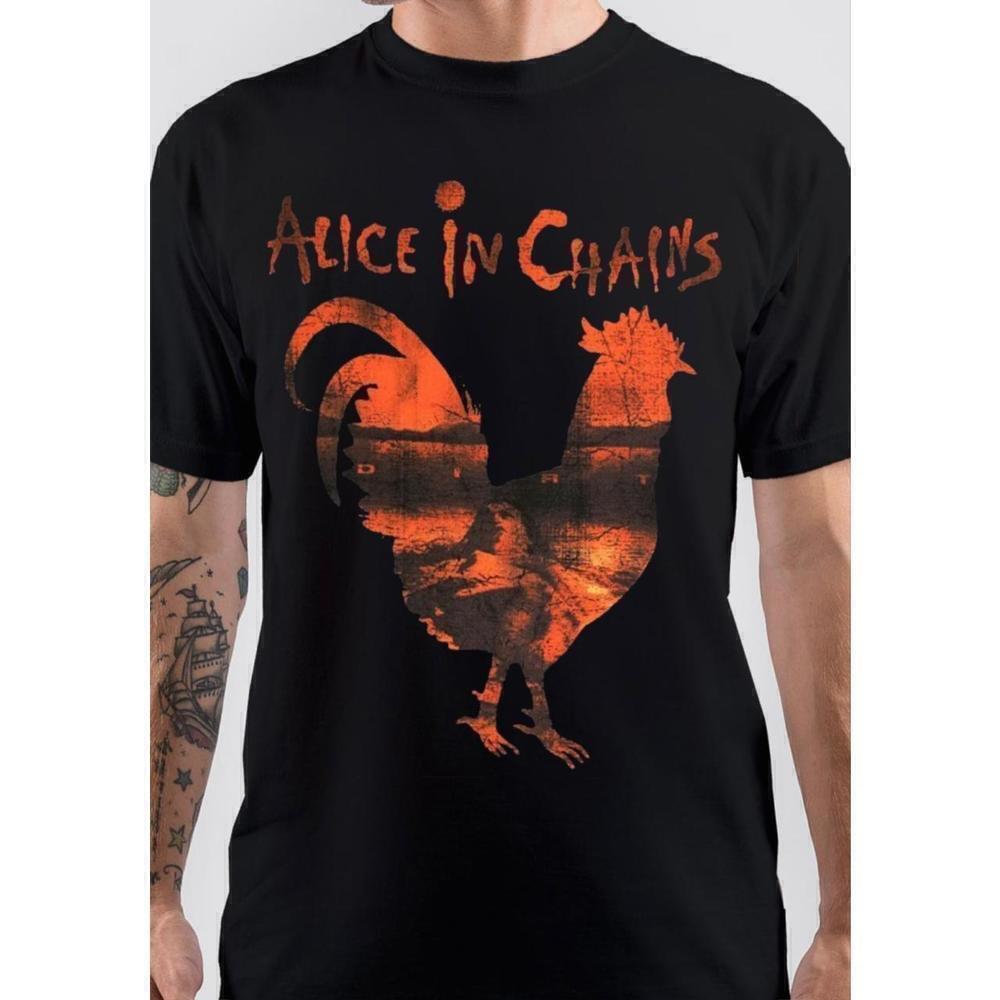 Alice In Chains Rooster Dirt Grunge Rock Album Art T-Shirt